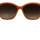 Chic Orange Round Sunglasses for Women