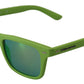 Occhiali da sole con montatura completa Acid Green Chic