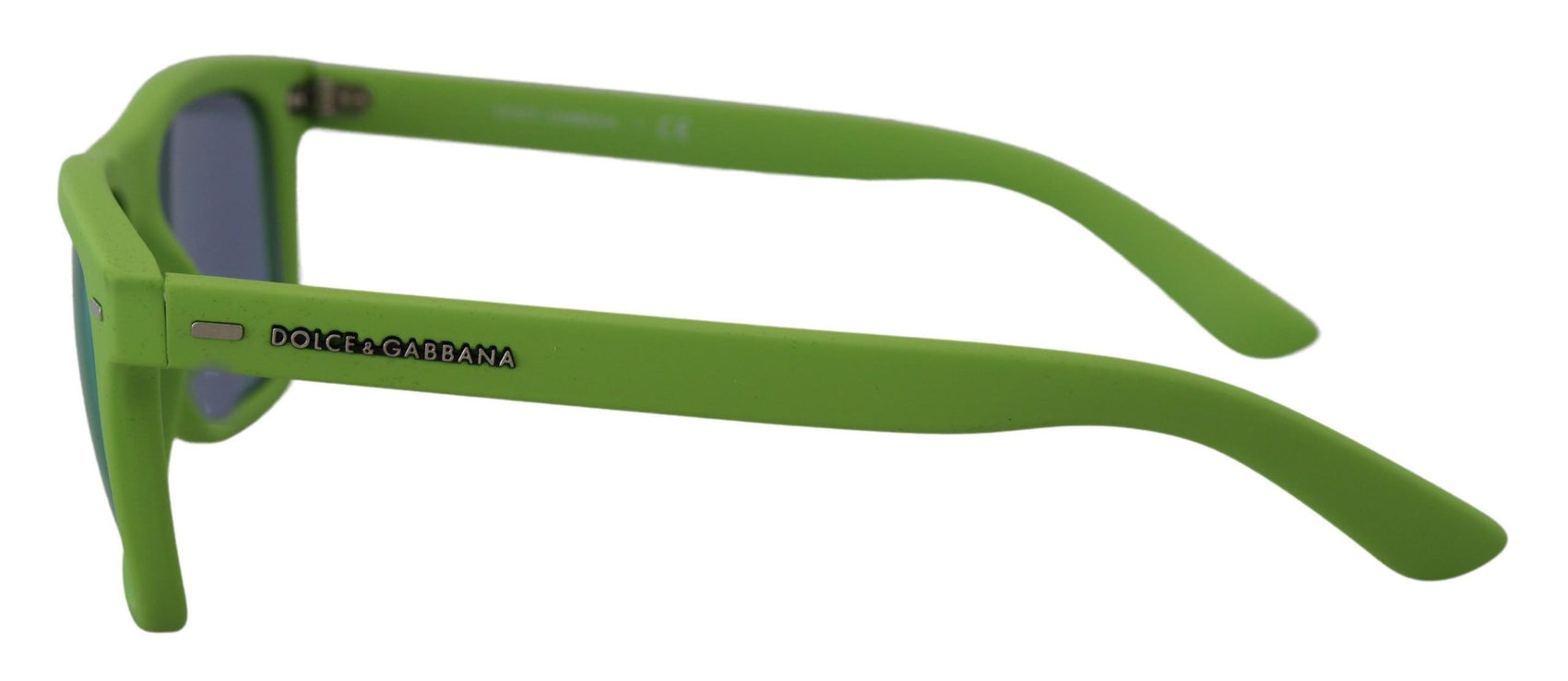 Schicke Sonnenbrille mit Vollrand in Säuregrün