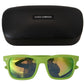 Acid Green Chic Full Rim Sunglasses