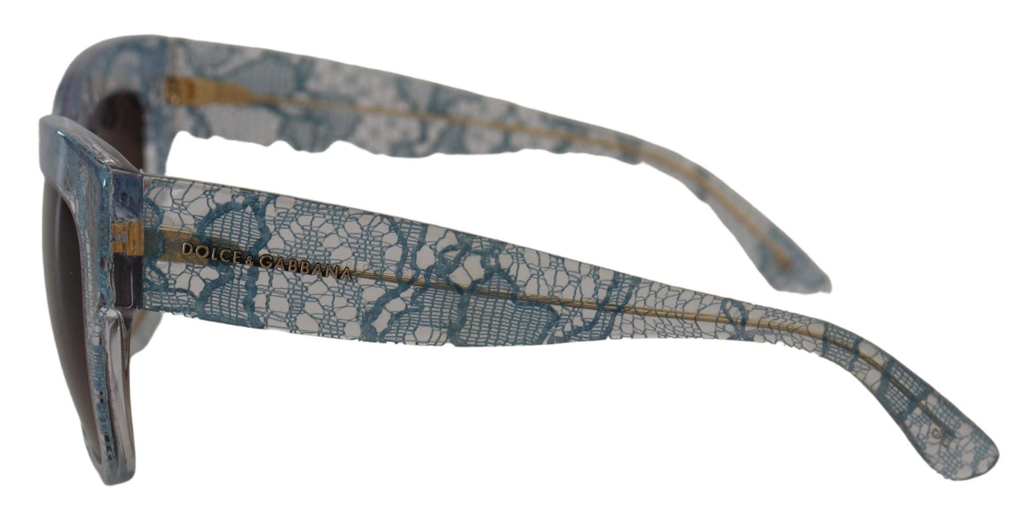 Elegante Sonnenbrille mit Spitzenbesatz und Farbverlauf