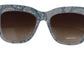 Elegant Lace-Trimmed Gradient Sunglasses