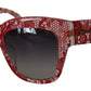 Sicilian Lace Accented Designer Sunglasses