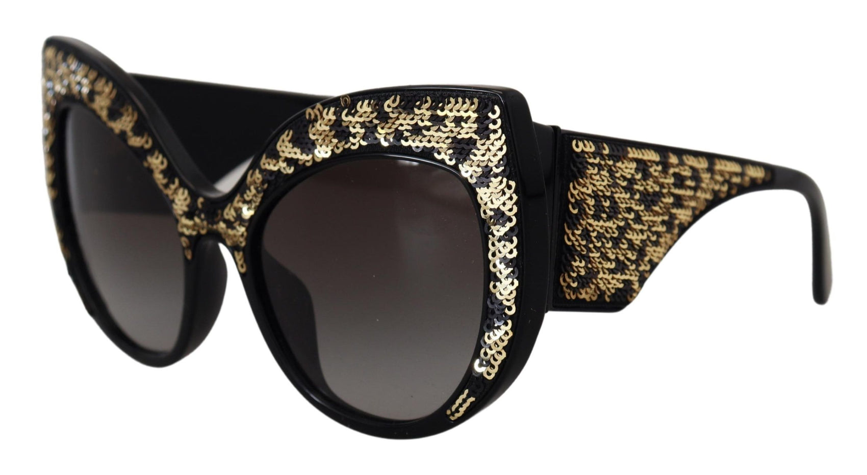 Polarisierte Sonnenbrille mit Schmetterlings-Pailletten