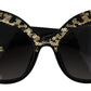 Butterfly Polarized Sequin Sunglasses