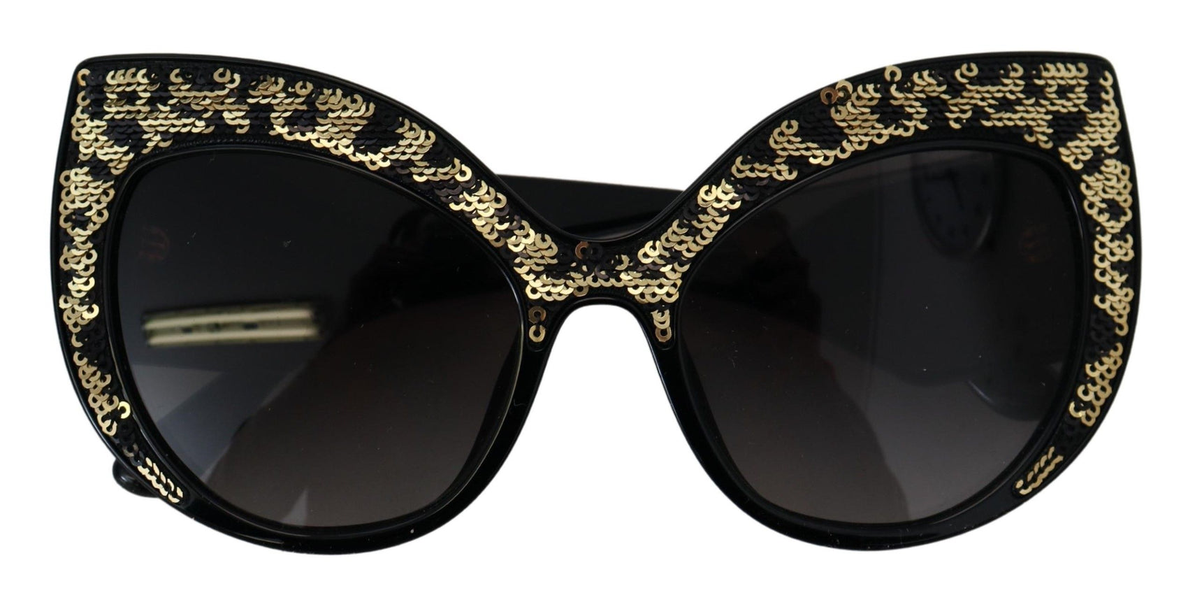 Polarisierte Sonnenbrille mit Schmetterlings-Pailletten