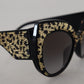 Butterfly Polarized Sequin Sunglasses