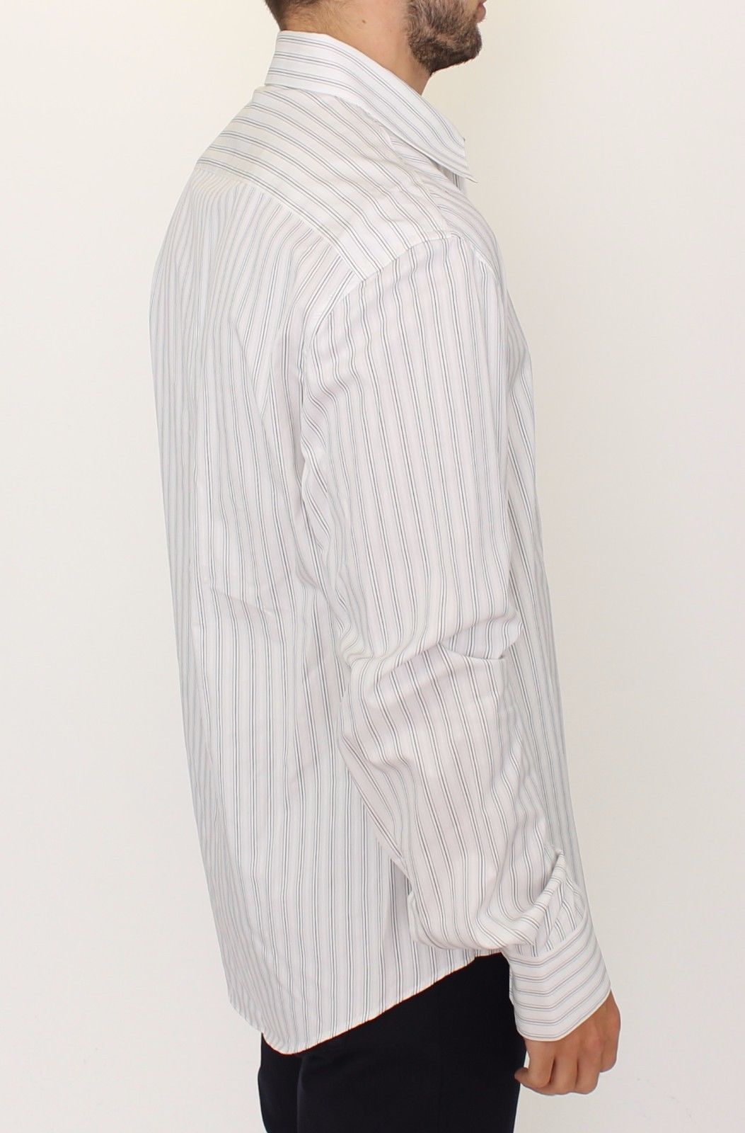 Elegante camicia casual in cotone a righe
