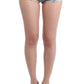 Mini shorts eleganti con pizzo grigio