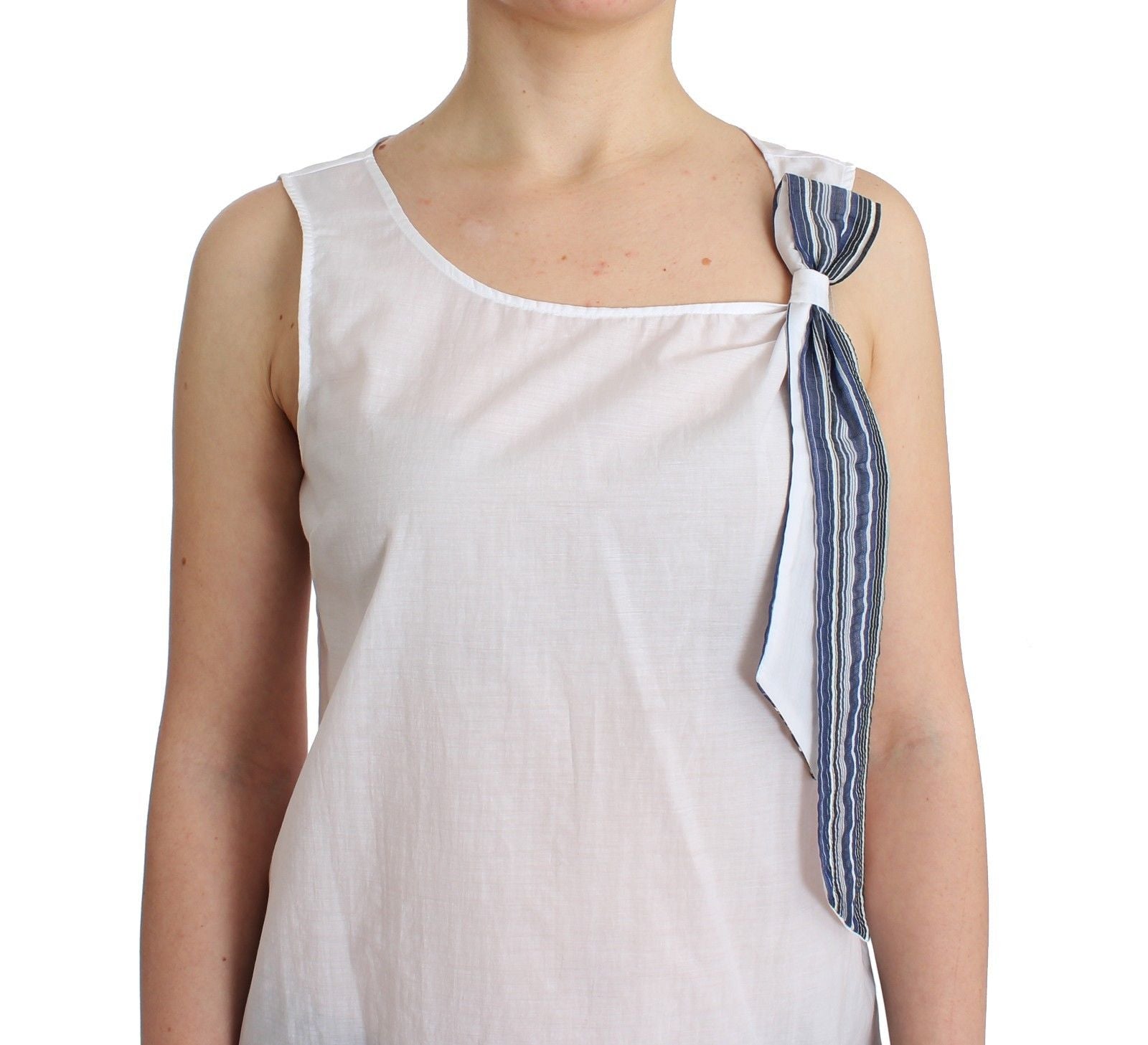 Elegantes Schleifentop aus Baumwollmischung