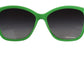 Chic Green Acetate Round Sunglasses