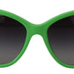 Chic Green Acetate Round Sunglasses