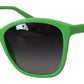 Chic Green Acetate Round Sunglasses