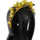 Exquisite Silk Crystal Lemon Headband Diadem