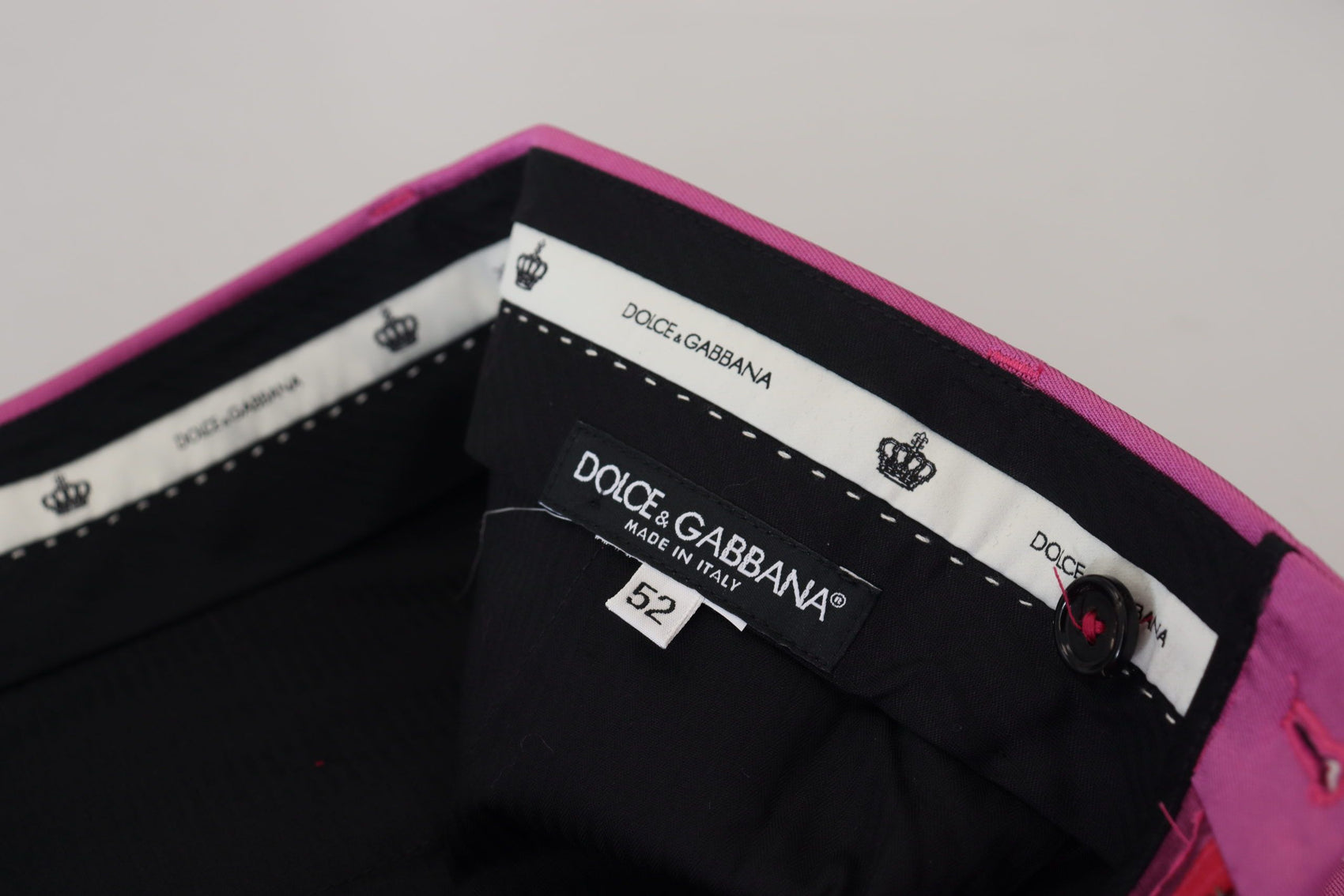 Elegante Slim Fit Anzughose in Pink