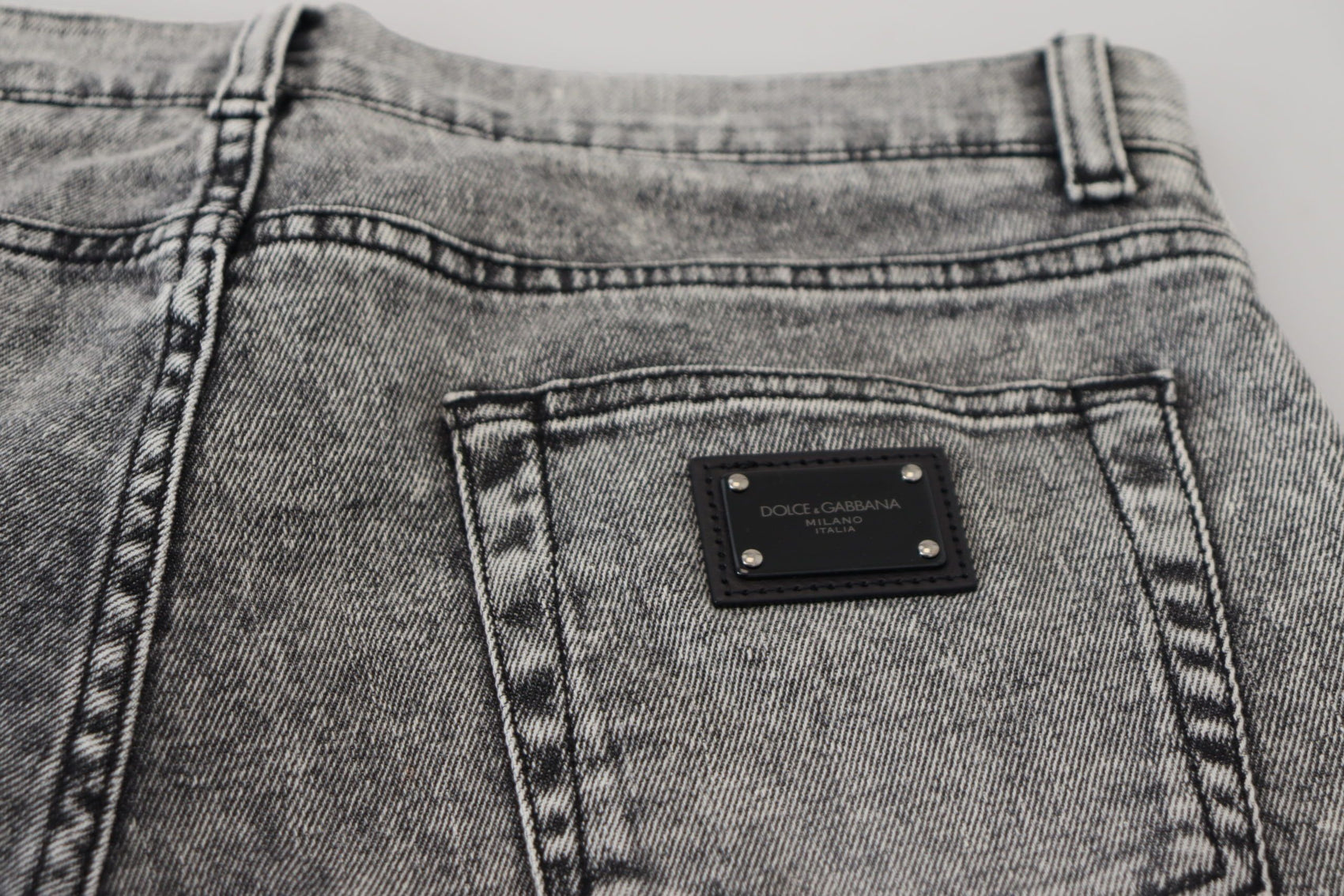 Schicker Slim Fit Jeans in Grau