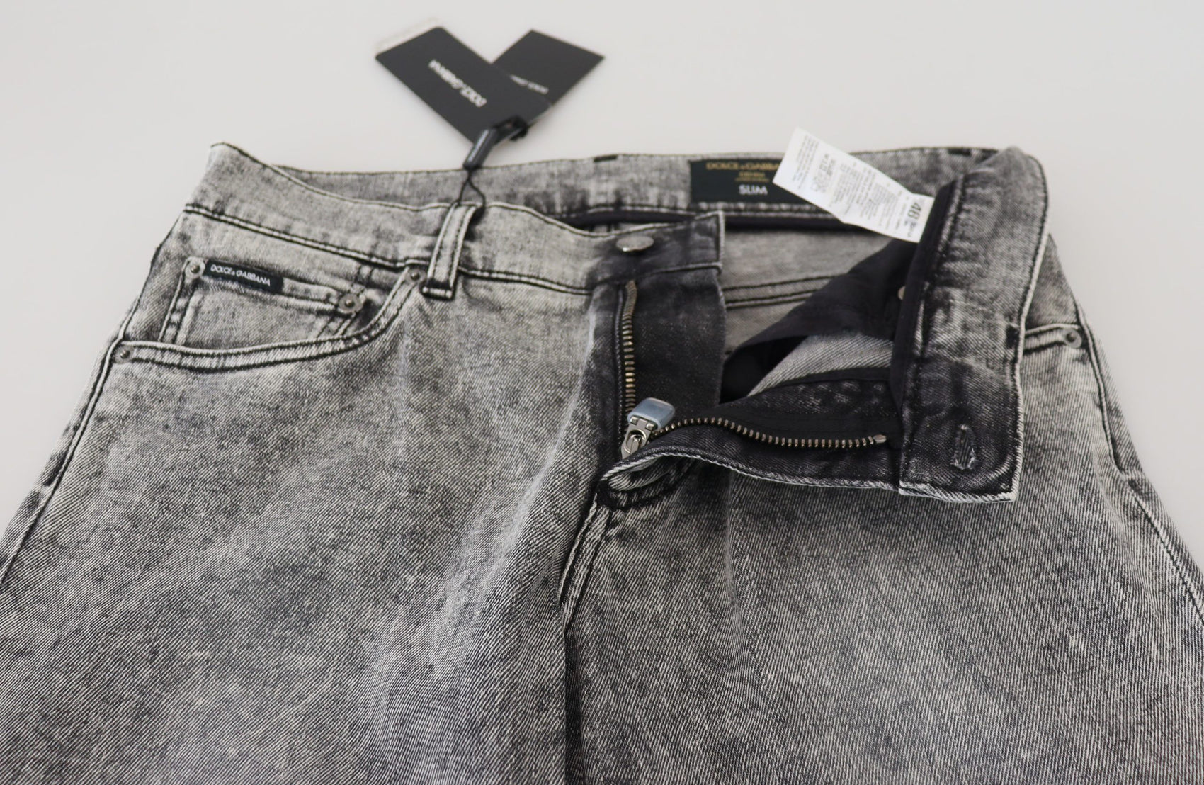 Schicker Slim Fit Jeans in Grau