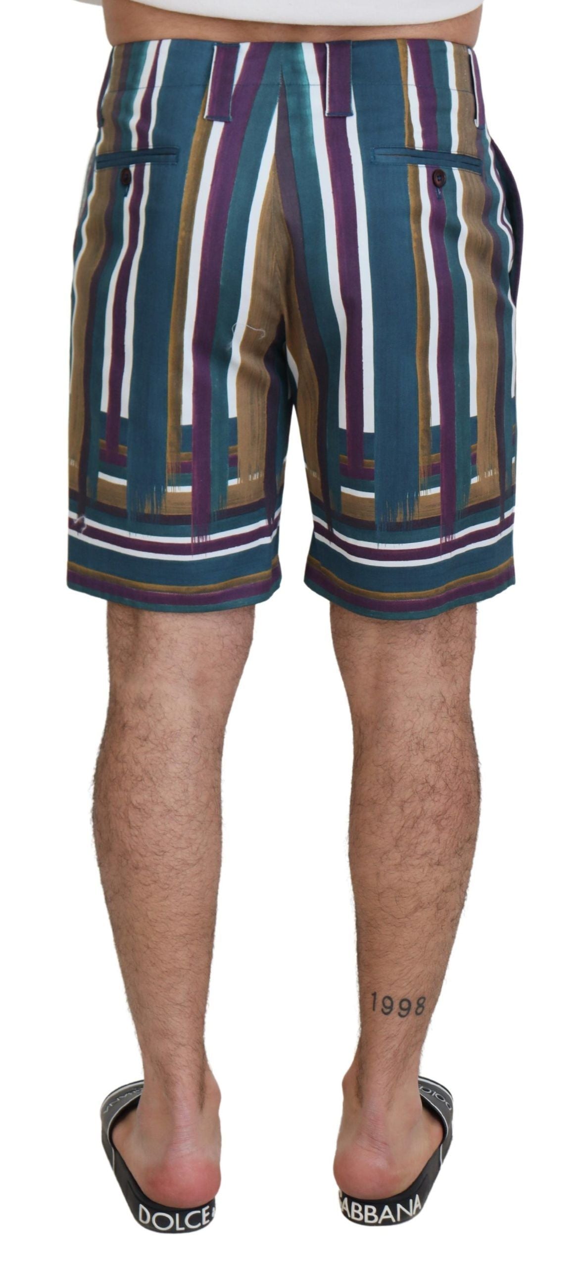 Schicke mehrfarbige Chino-Shorts – Regular Fit