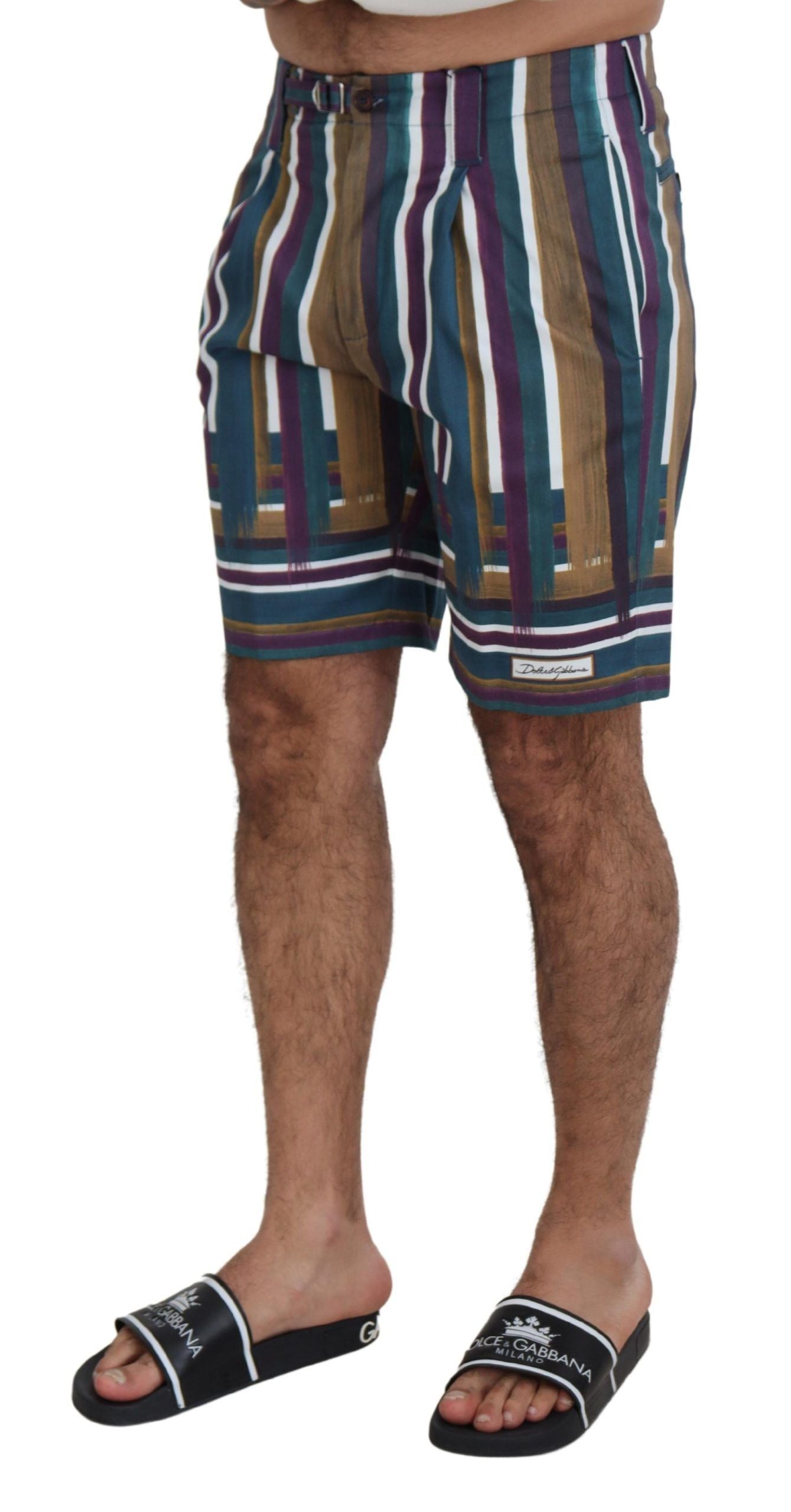 Schicke mehrfarbige Chino-Shorts – Regular Fit