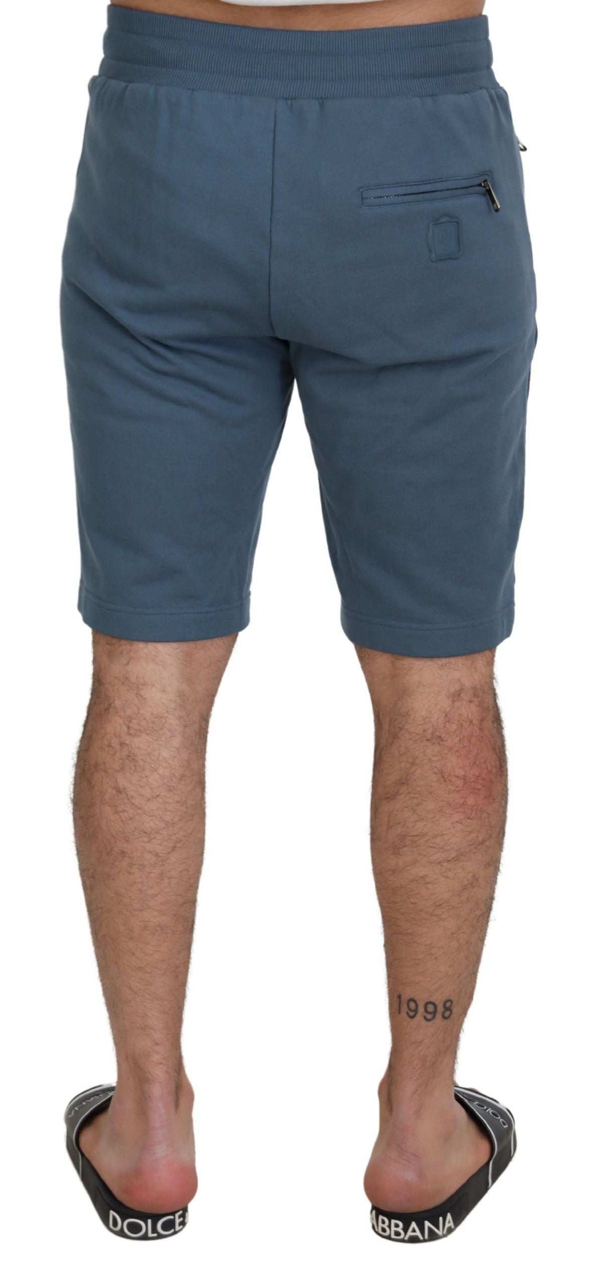 Elegante blaue Bermuda-Shorts – Regular Fit