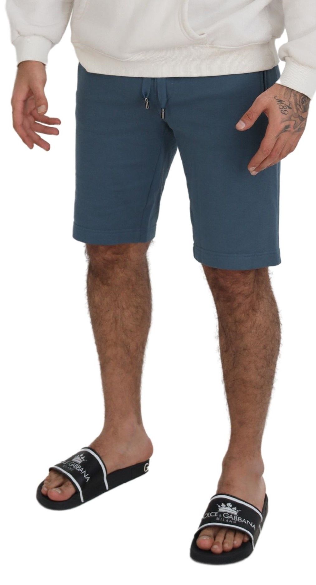 Elegante blaue Bermuda-Shorts – Regular Fit