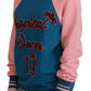Maglione in cotone con paillettes Tropical Queen