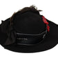 Elegant Wide Brim Black Hat