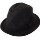 Elegant Gray Trilby Hat in Wool and Cashmere