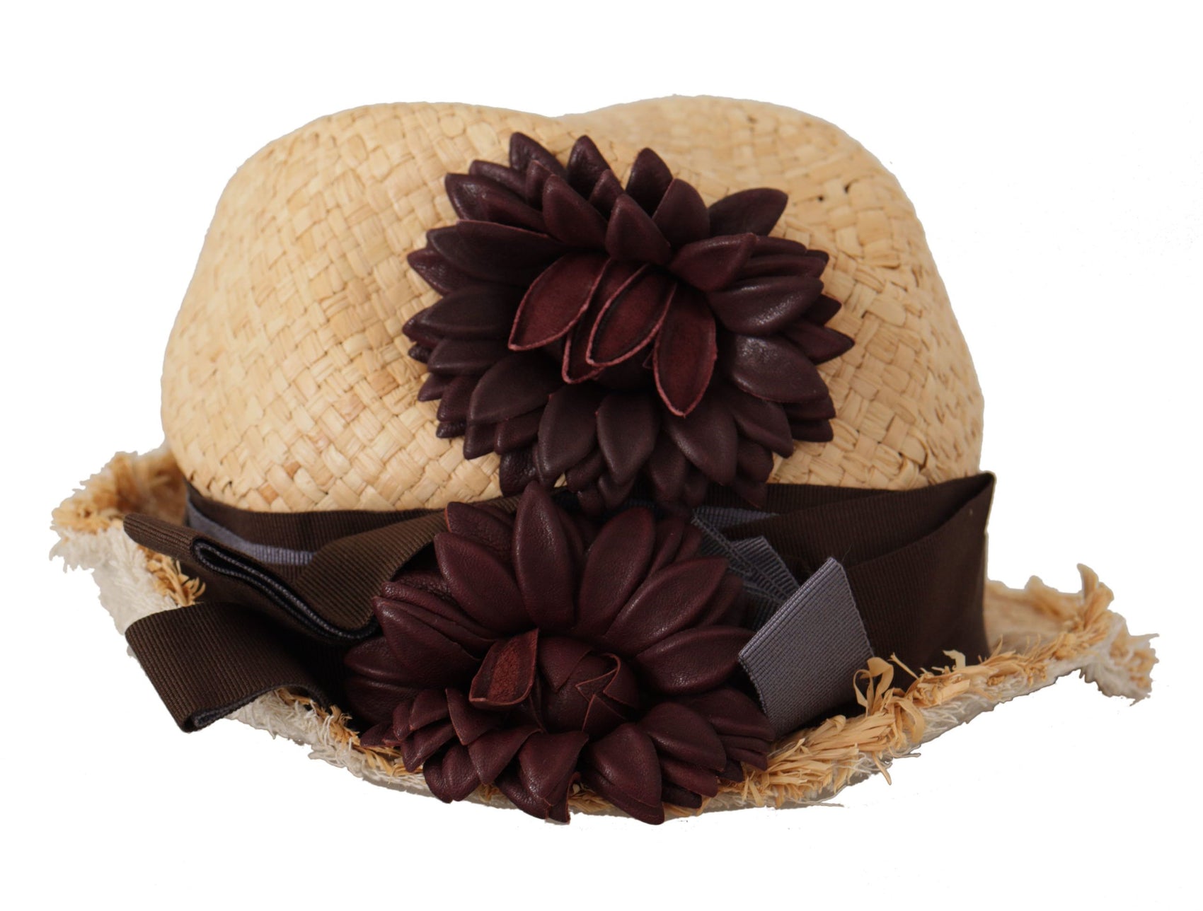 Schicker Bucket Hat mit Blumenmuster in Sonnengelb