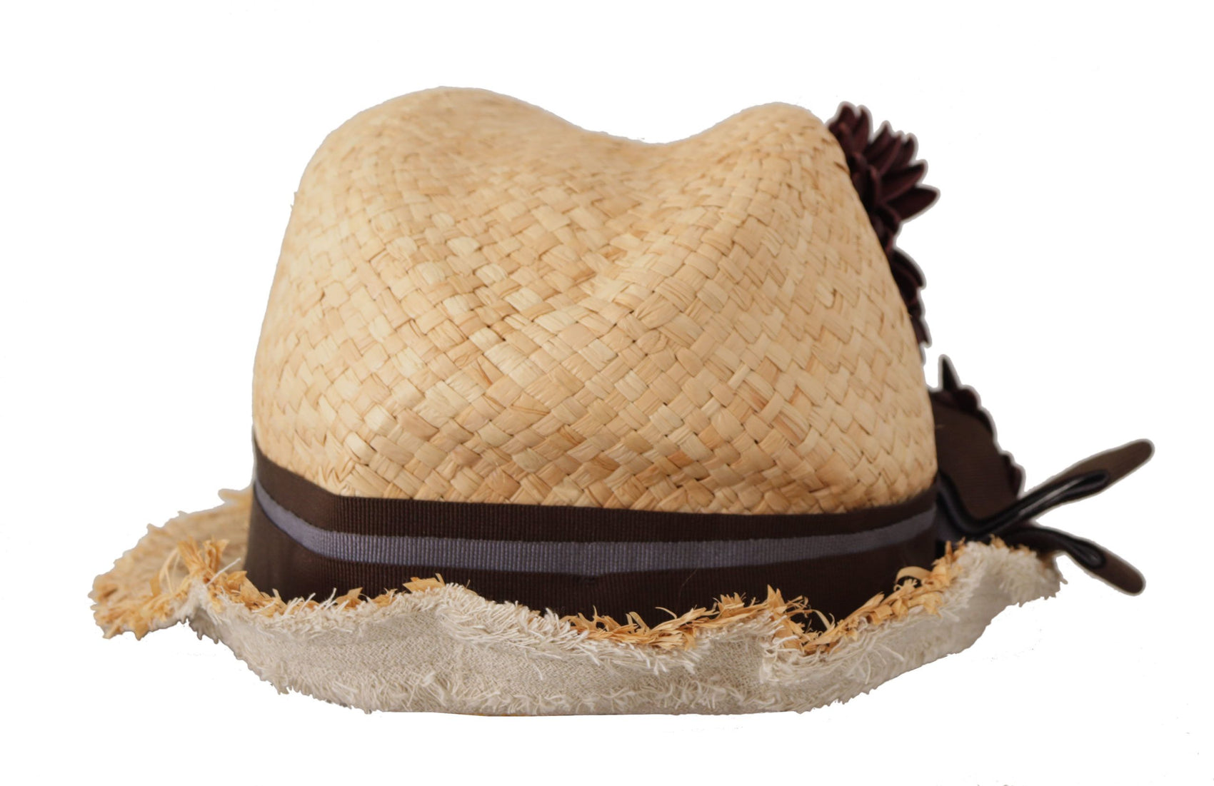 Schicker Bucket Hat mit Blumenmuster in Sonnengelb
