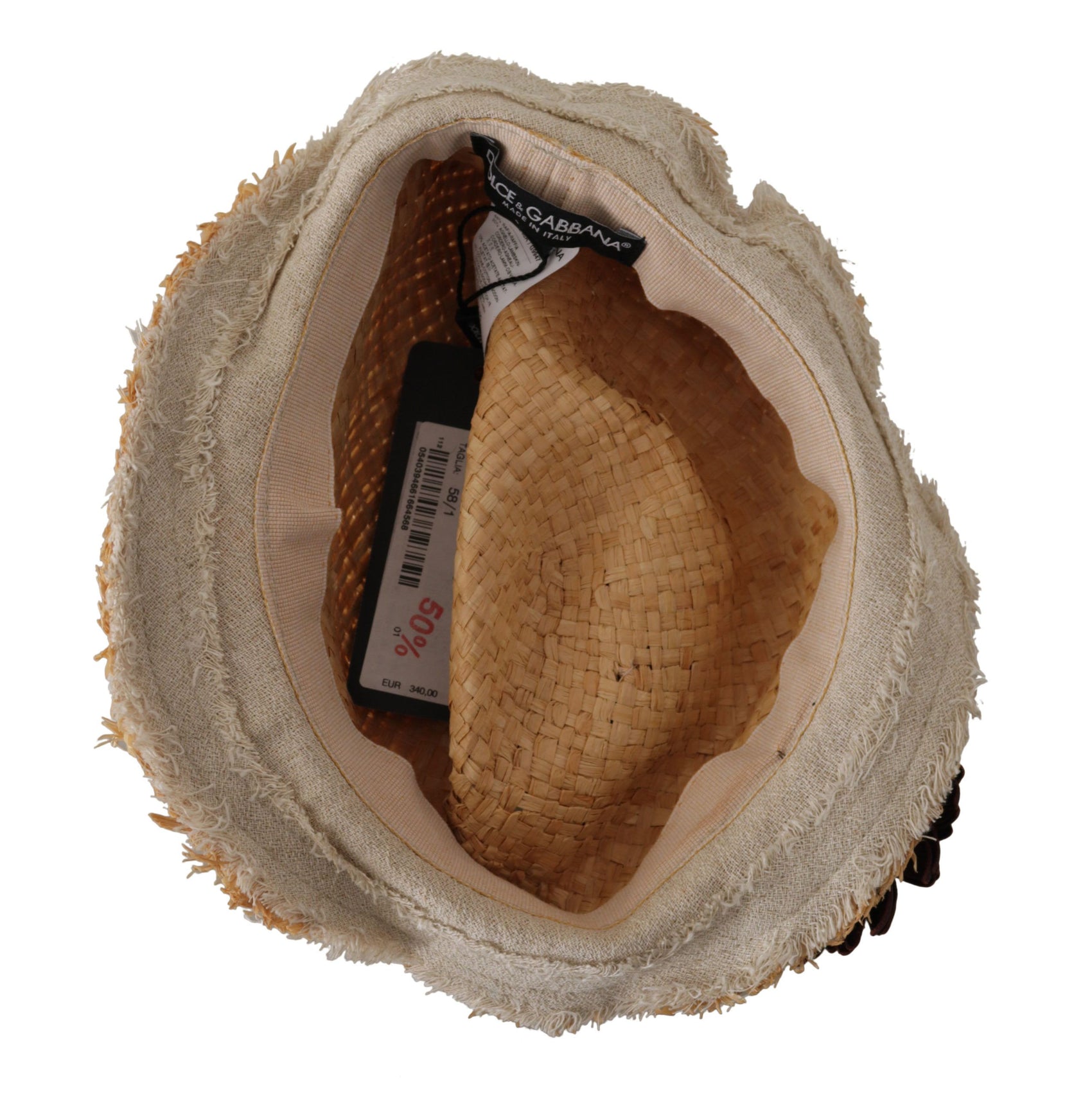 Schicker Bucket Hat mit Blumenmuster in Sonnengelb