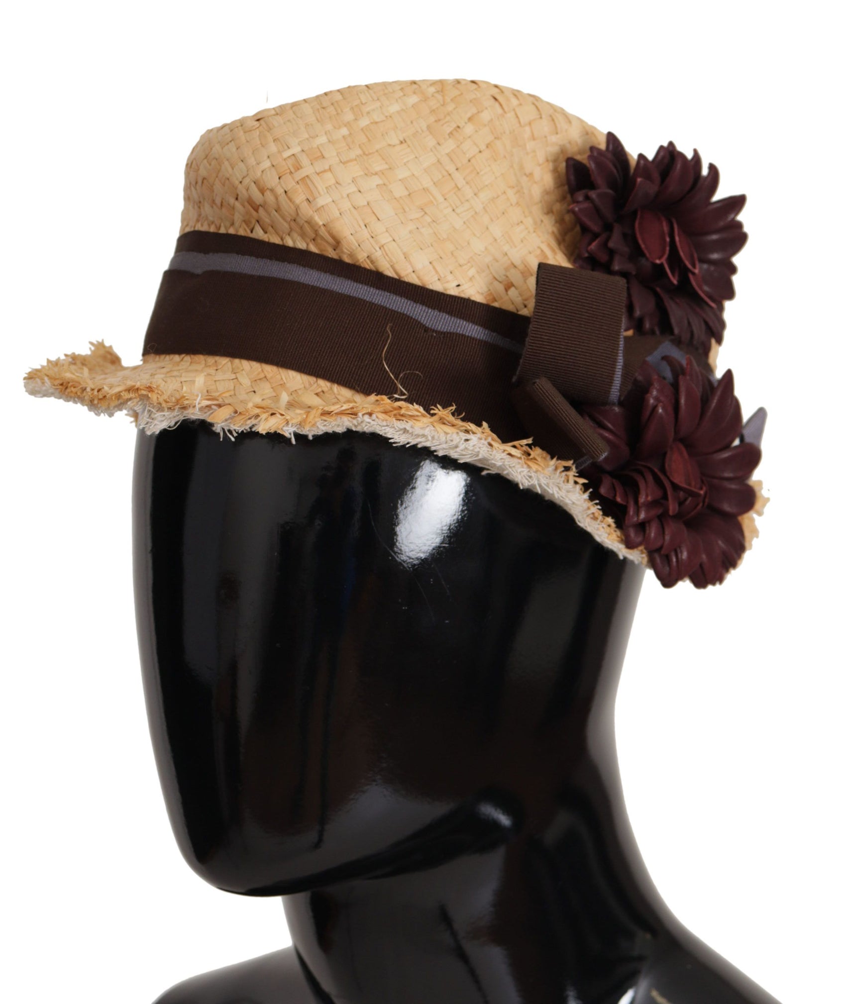 Schicker Bucket Hat mit Blumenmuster in Sonnengelb