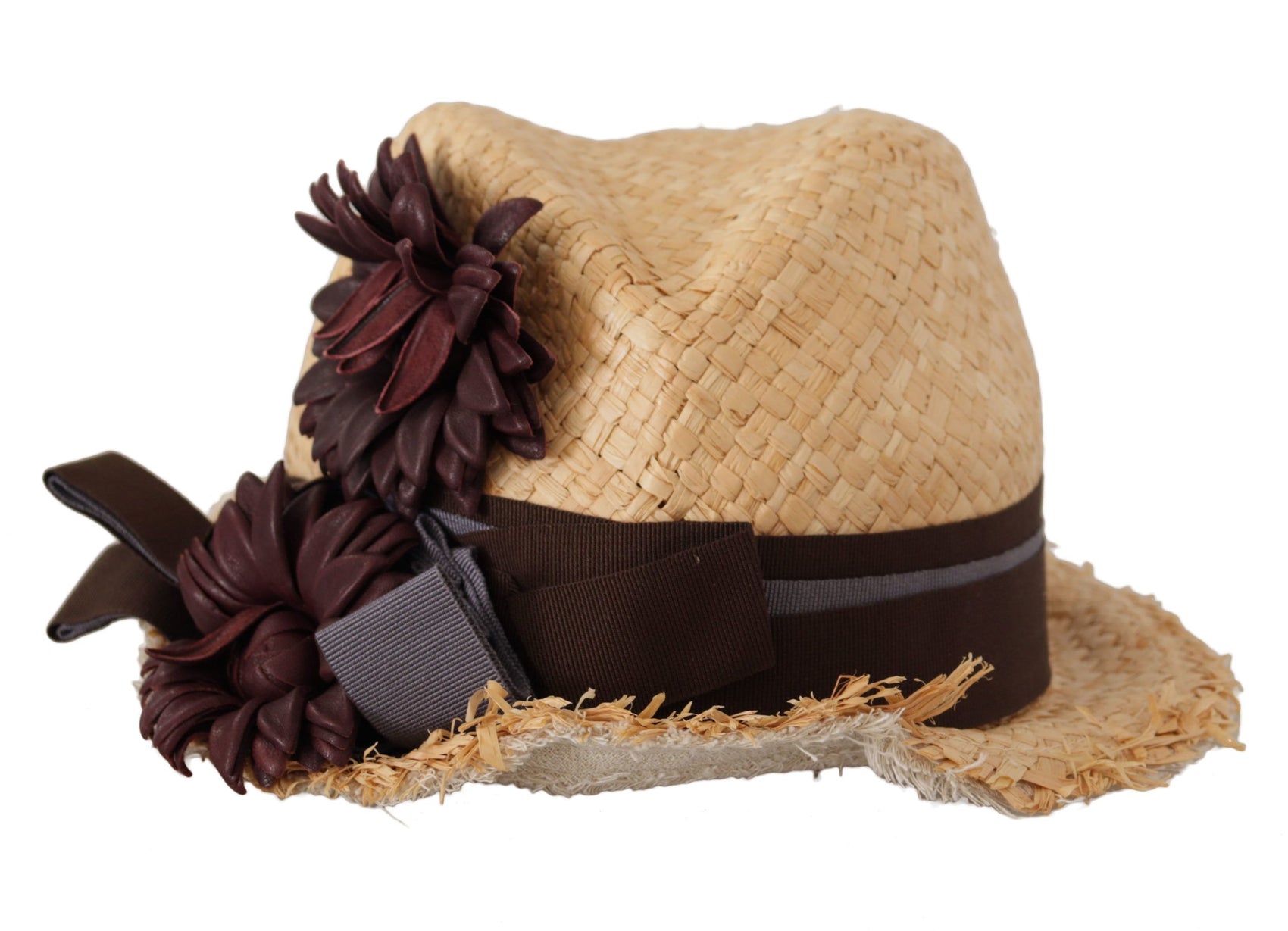 Schicker Bucket Hat mit Blumenmuster in Sonnengelb