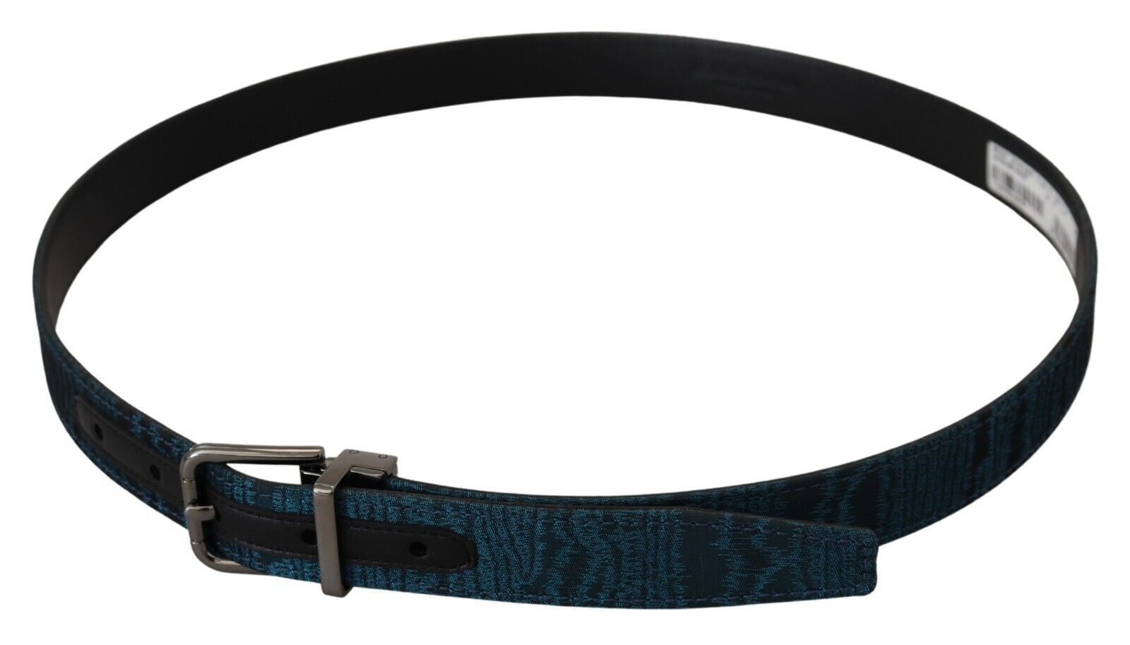 Cintura elegante in jacquard blu
