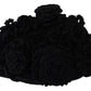 Elegant Black Virgin Wool Beanie Hat