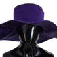 Elegant Purple Silk Top Hat