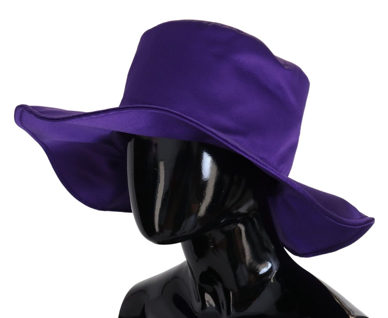 Eleganter Zylinder aus lila Seide