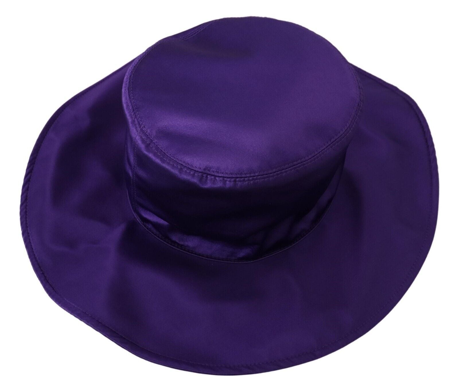 Eleganter Zylinder aus lila Seide