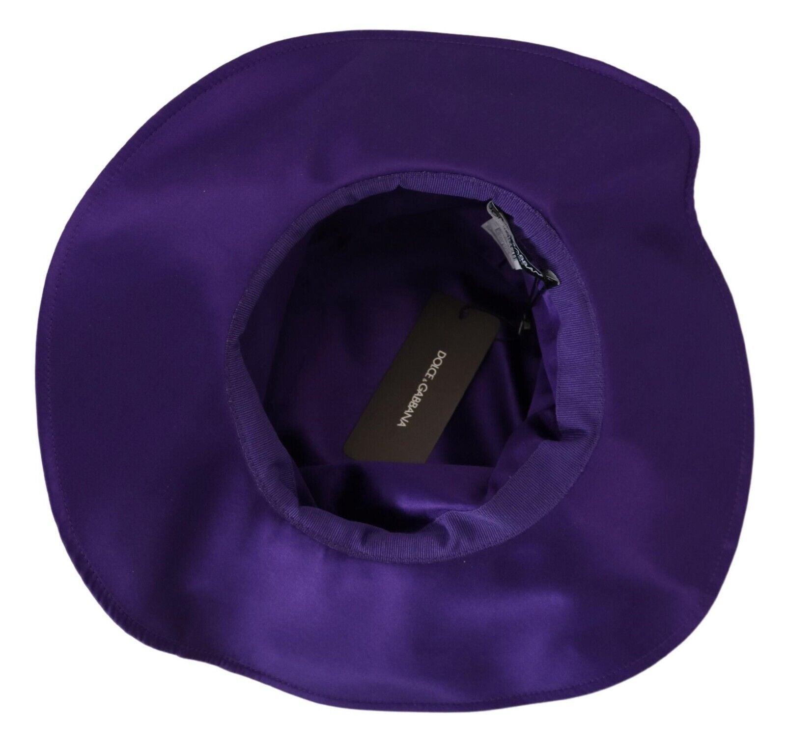 Eleganter Zylinder aus lila Seide