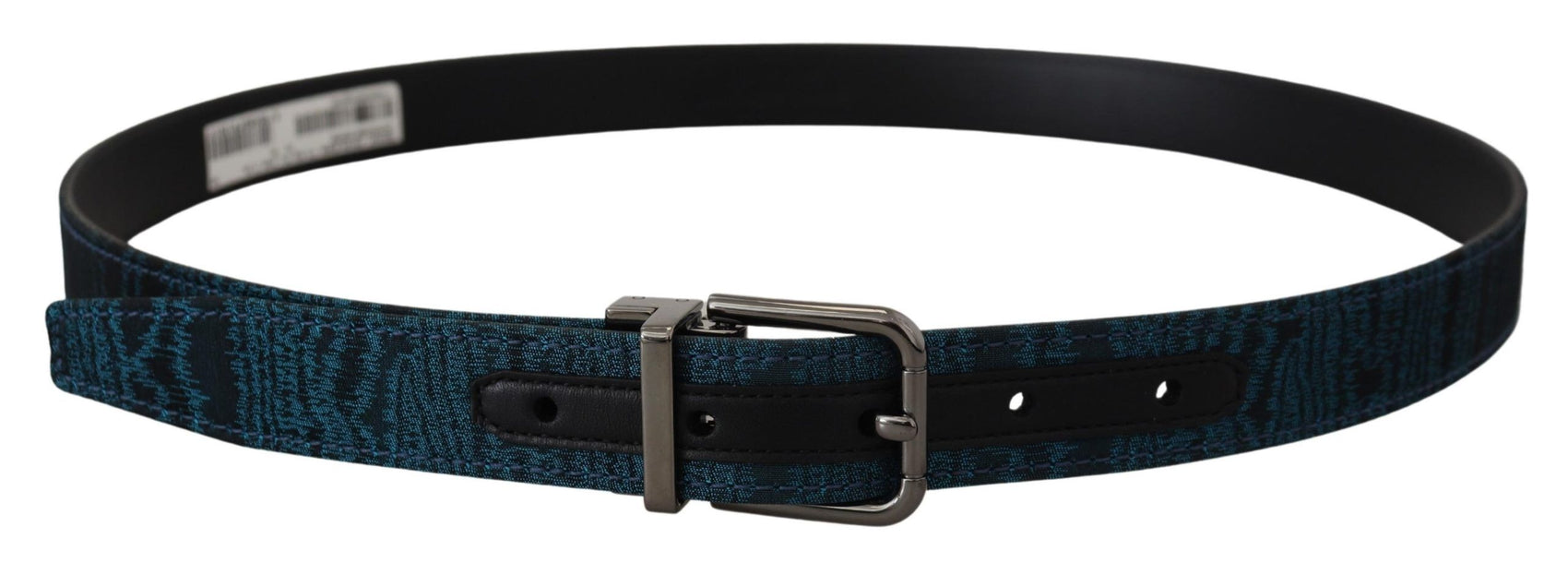 Cintura elegante in jacquard blu