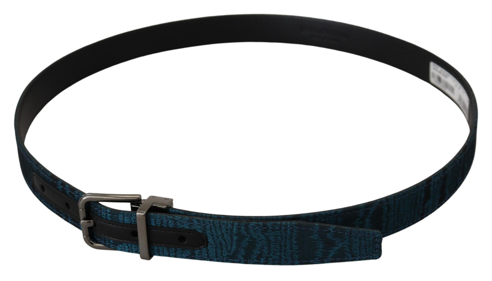 Cintura elegante in jacquard blu