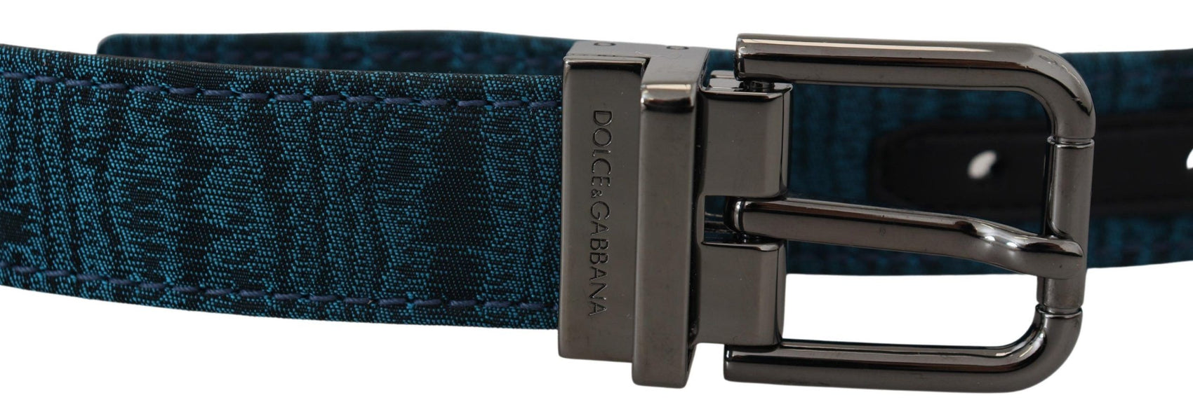 Cintura elegante in jacquard blu