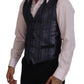 Multicolor Formal Dress Vest Luxury Blend