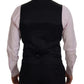 Multicolor Formal Dress Vest Luxury Blend