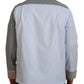 Mehrfarbiges Button-Down-Schlafshirt aus Baumwolle