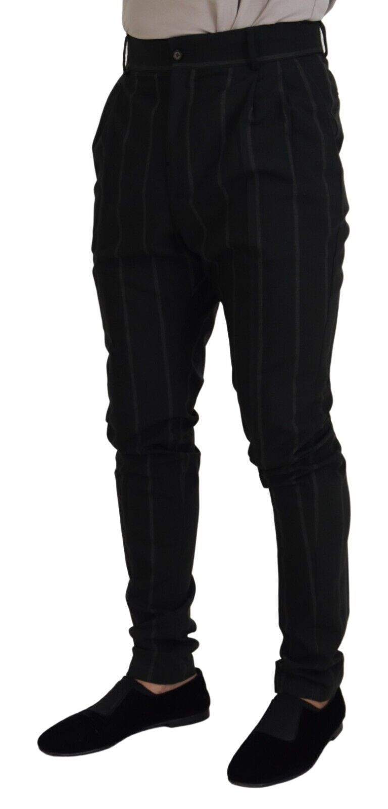 Elegante schwarze Anzughose