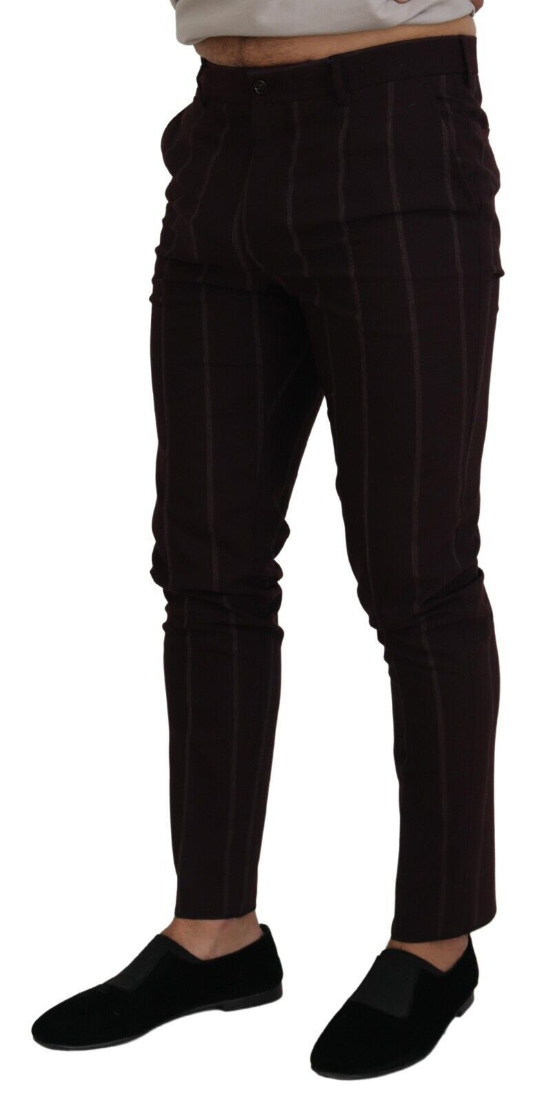 Elegante Hose aus brauner Wollmischung