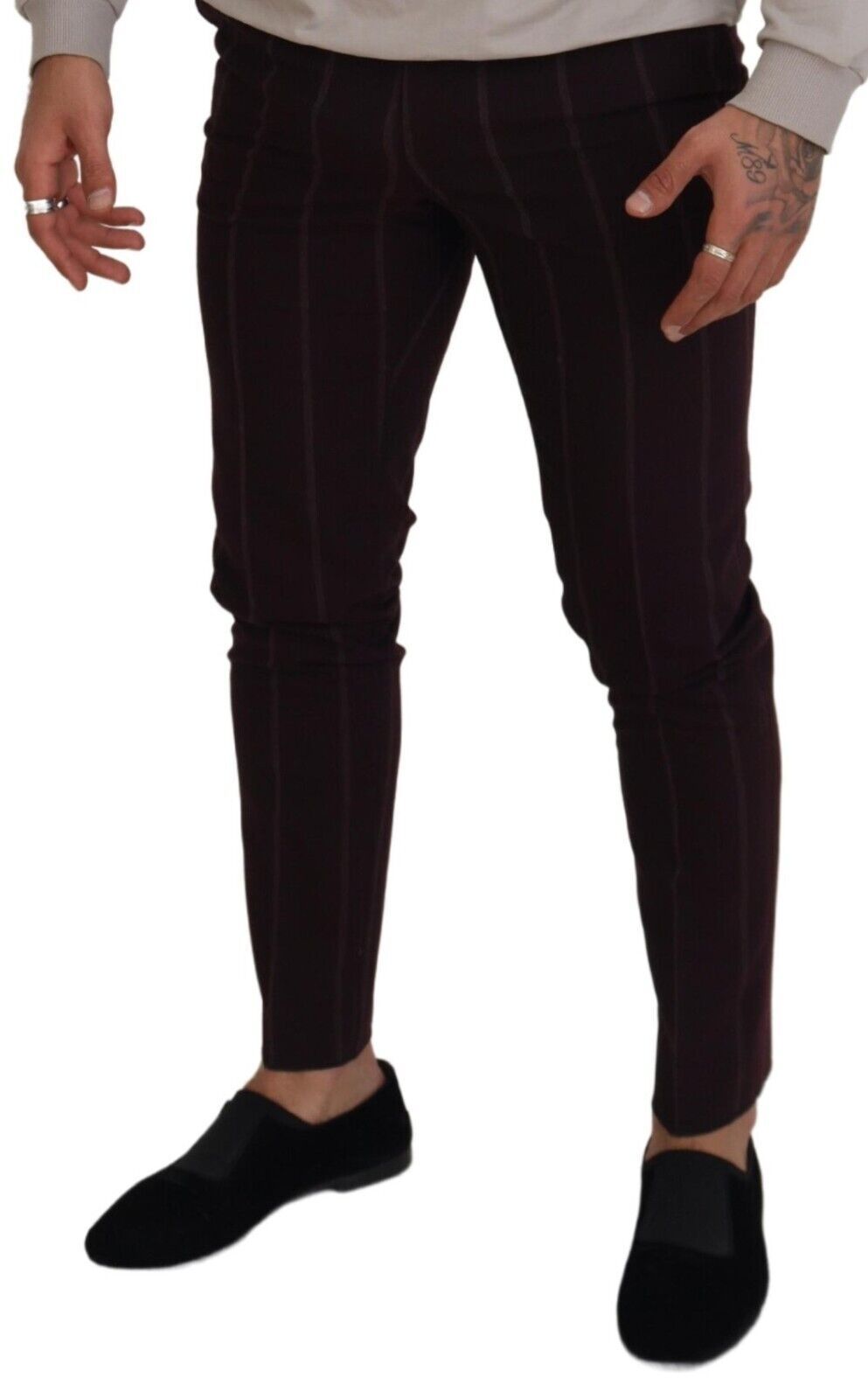 Elegante Hose aus brauner Wollmischung