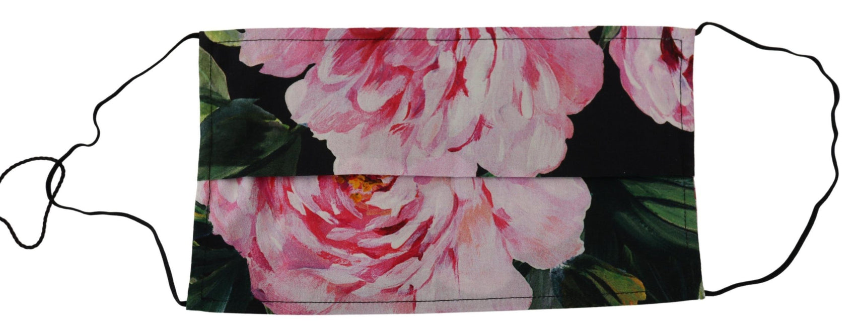 Mascherina viso in cotone floreale chic