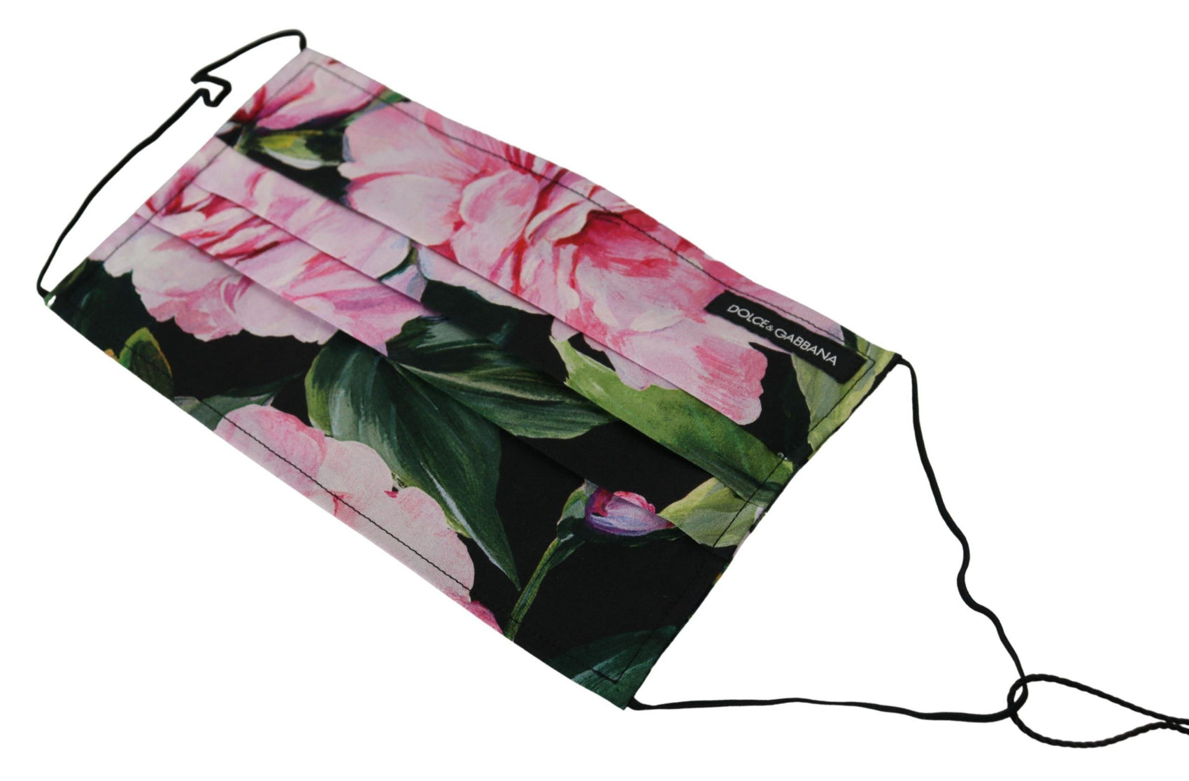 Mascherina viso in cotone floreale chic